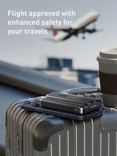 Energea аккумулятор MagPac PRO 35s, 10000W Magsafe QI2 15W USB-C 35W with cable and Stand Gunmetal/Black