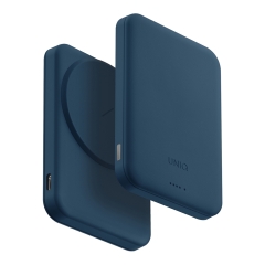 Uniq АКБ Lyden Lexa 5000W Magnetic wireless 15W USB-C PD 20W Steel Blue
