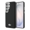 Lacoste для Galaxy S26 Ultra чехол PU Grained Metal Foil logo & Cam Hard Black/Silver (MagSafe)