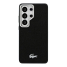 Lacoste для Galaxy S26 Ultra чехол PU Grained Metal Foil logo & Cam Hard Black/Silver (MagSafe)