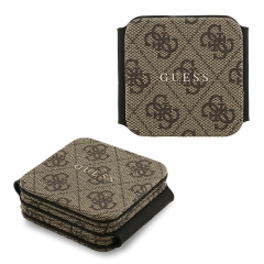 Guess Беспроводное СЗУ MagSafe Wireless 3in1 Foldable charger 15W PU 4G Brown