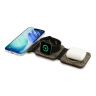 Guess Беспроводное СЗУ MagSafe Wireless 3in1 Foldable charger 15W PU 4G Brown