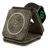 Guess Беспроводное СЗУ MagSafe Wireless 3in1 Foldable charger 15W PU 4G Brown