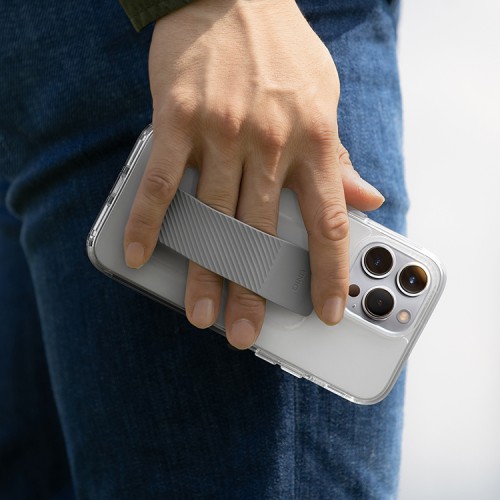 Чехол Uniq Heldro Mount +Band для iPhone 14 Pro, прозрачный