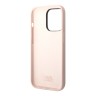 Чехол Lagerfeld Liquid silicone Karl's Head для iPhone 14 Pro, розовый
