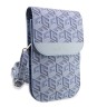 Сумка Guess Wallet Bag G CUBE для смартфонов, голубая