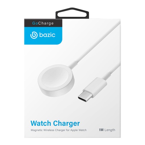 EnergEA ЗУ для Apple Watch Bazic GoCharge Wireless chager with USB-C to AW cable 1.0m White