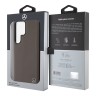 Mercedes для Galaxy S24 Ultra чехол Leather Textured Wood Imitation Hard Brown (MagSafe)