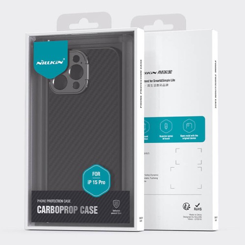 Nillkin для iPhone 15 Pro чехол CarboProP Magnetic Black (magsafe)