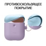 Чехол Elago Hang DUO для AirPods 2 (wireless), Lavender с крышками Pastel Blue и Pink
