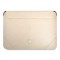 Guess для ноутбуков 13"/14" чехол Sleeve Saffiano with Triangle metal logo Beige