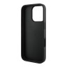 Karl Lagerfeld для iPhone 16 Pro чехол Fixed glitters NFT Karl Ikonik Metal pin Hard Black