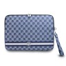 DKNY для ноутбуков 13"/14" чехол Sleeve Checkered Printed stripes with Zipper Blue
