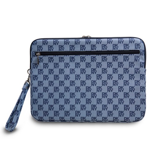 DKNY для ноутбуков 13"/14" чехол Sleeve Checkered Printed stripes with Zipper Blue