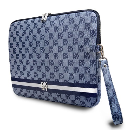 DKNY для ноутбуков 13"/14" чехол Sleeve Checkered Printed stripes with Zipper Blue