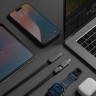 Energea Кабель Sheath 2-in-1 USB-C to C+Lighning MFI 60W 480 Mbps Gun 1.0m