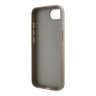 DKNY для iPhone 16e чехол PU Repeat texture Tonal stripe Metal logo Hard Beige