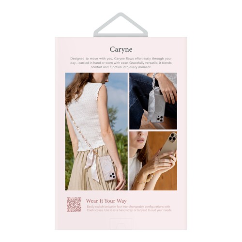 Uniq ремешок на шею/руку COEHL Caryne 2-in-1 Lanyard and Handstrap Dusty Nude