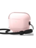 Elago для AirPods Pro 3 чехол Clear Strap case Lovely Pink