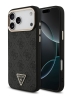 Guess для iPhone 17 Pro чехол PU 4G Triangle Diamond metal logo Gold camera Hard Black (MagSafe)