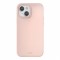 Силиконовый чехол Uniq LINO для iPhone 13, розовый