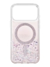 Uniq для iPhone 17 Pro Max чехол COEHL Resin Solea Glitter Hearts (MagSafe)