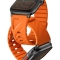 Uniq для Apple Watch 49-40 mm ремешок FLUO Silicone Rubber Volt Orange