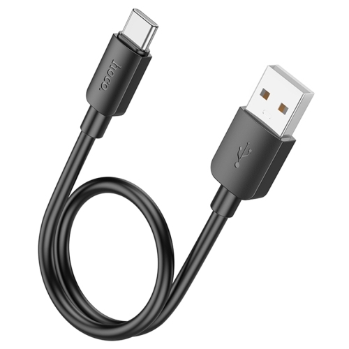 HOCO кабель X96 Hyper PD27W charging data cable USB-A to Type-C (25 см) Black