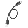 HOCO кабель X96 Hyper PD27W charging data cable USB-A to Type-C (25 см) Black