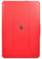 Кожаный чехол Ferrari California для Apple iPad mini 1/2/3, красный