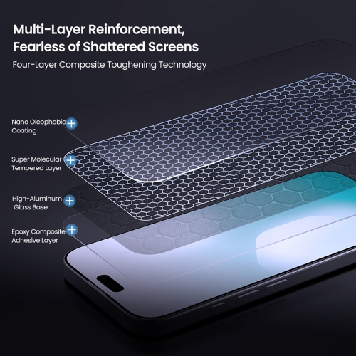 Nillkin стекло для iPhone 17 Pro, H+PRO 0.2mm Transparent (with applicator)