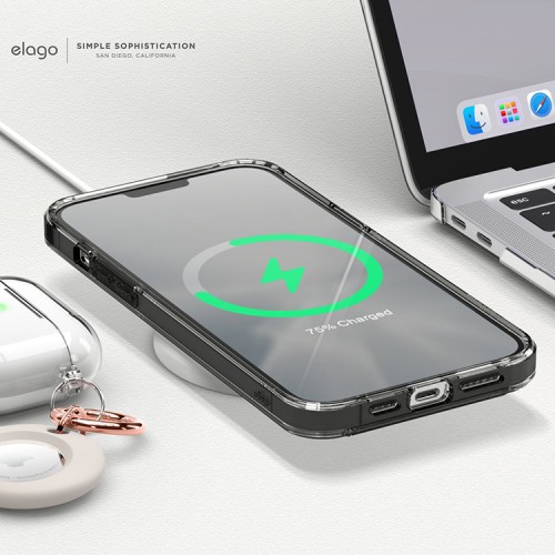 Чехол Elago HYBRID для iPhone 13 Pro, черная рамка