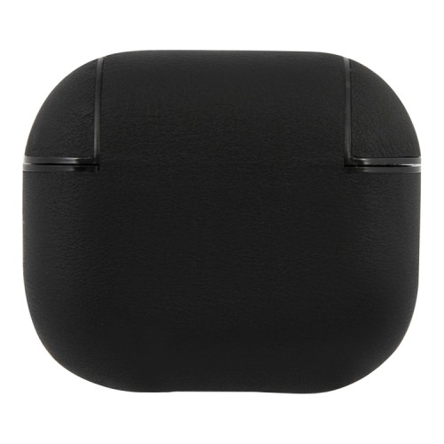 Чехол BMW Signature leather with Metal logo для AirPods 3 (2021), черный
