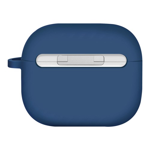 Чехол Uniq NEXO Liquid silicone +carabin +Sports ear hooks для AirPods 3 (2021), синий