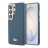 Lacoste для Galaxy S26 Ultra чехол PU Grained Metal Foil logo & Cam Hard Grey/Silver (MagSafe)