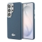 Lacoste для Galaxy S26 Ultra чехол PU Grained Metal Foil logo & Cam Hard Grey/Silver (MagSafe)