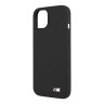 Чехол BMW M-Collection Liquid Silicone для iPhone 13, черный (Magsafe)