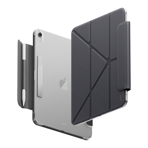Uniq для iPad Air 11 (2024-2026) чехол Camden Lite (Detachable Pencil sleeve) Charcoal Grey