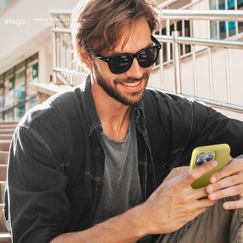 Чехол Elago Soft Silicone для iPhone 13 Pro, желтый