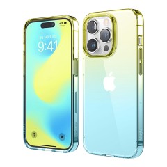 Чехол Elago AURORA Gradient для iPhone 14 Pro Max, желтый/голубой