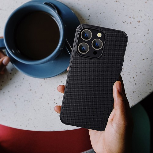 Чехол Nillkin Frosted Shield Pro Magnetic для iPhone 14 Pro, черный (magsafe)