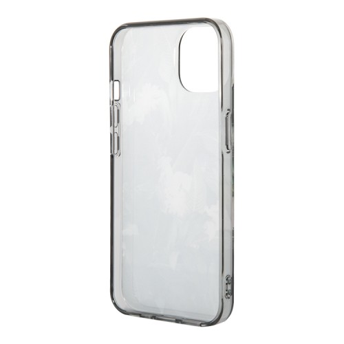 Чехол Guess Jungle Electroplated camera Hard для iPhone 14, зеленый