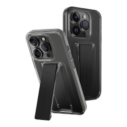 Uniq для iPhone 15 Pro Max чехол Heldro Mount with Stand Smoke