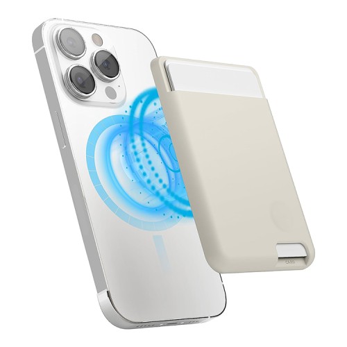 Elago магнитный бумажник MagSafe Silicone Card Pocket Stone