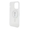 Lagerfeld для iPhone 15 Pro Max чехол PC/TPU NFT Karl Ikonik Hard Transparent (MagSafe)