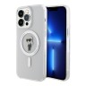 Lagerfeld для iPhone 15 Pro Max чехол PC/TPU NFT Karl Ikonik Hard Transparent (MagSafe)