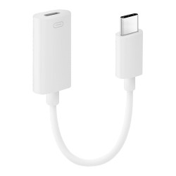 EnergEA Адаптер Bazic GoCharge USB-C to Lightning (Power/Data/CarPlay) White
