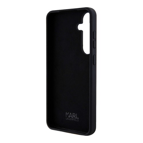 Karl Lagerfeld для Galaxy S24+ чехол Liquid silicone NFT Choupette Hard Black