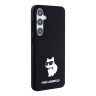 Karl Lagerfeld для Galaxy S24+ чехол Liquid silicone NFT Choupette Hard Black