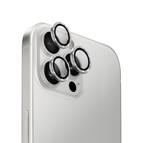 Uniq стекло для iPhone 16 Pro/16 Pro Max OPTIX Camera Lens AluGuard White Shimmer